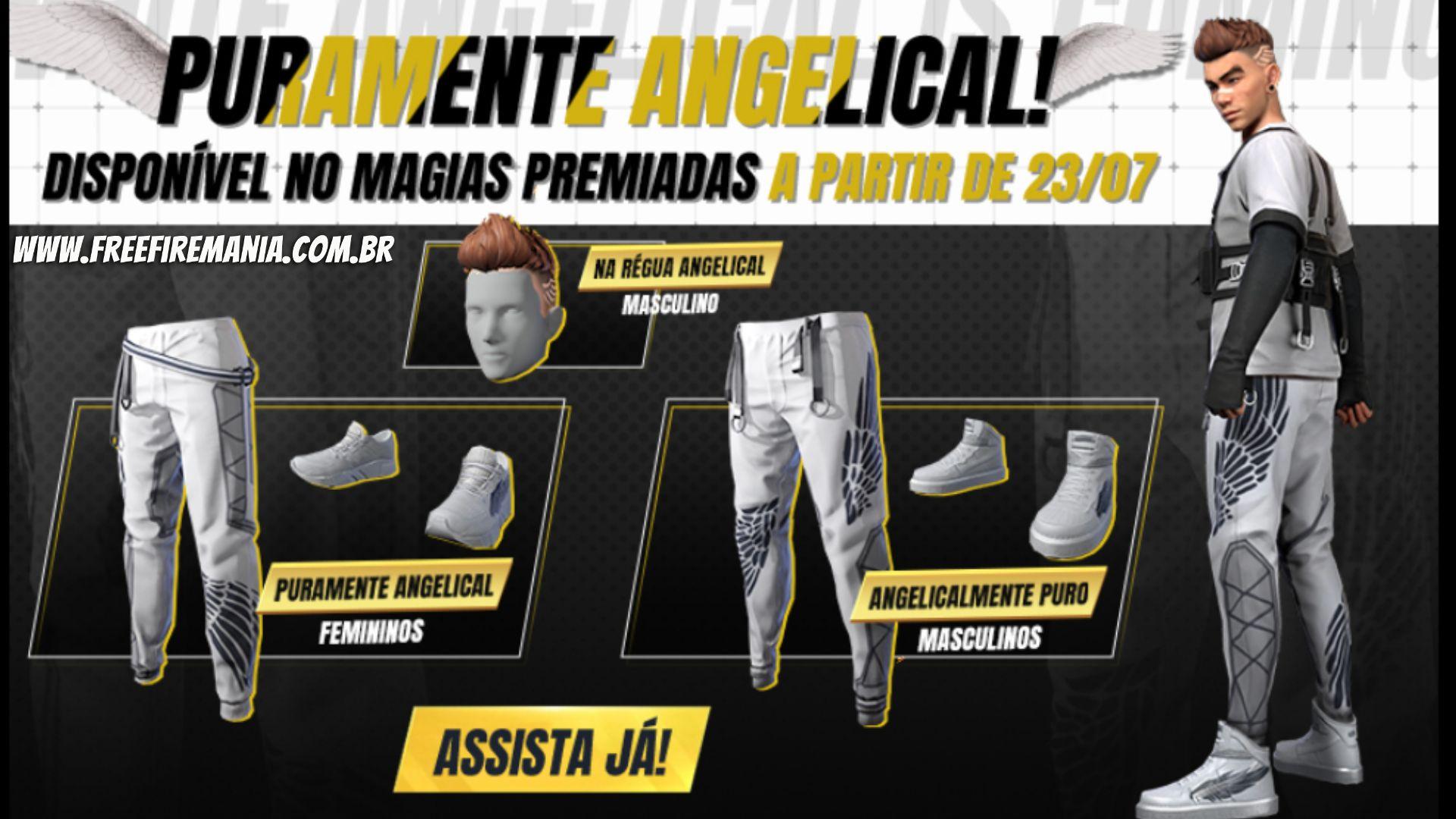 Calça Angelical Branca Free Fire: saiba como conseguir grátis o item mais desejado do jogo