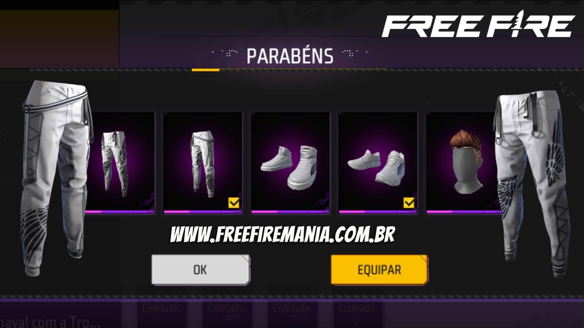 COMO RESGATAR UM CODIGUIN DA CALÇA ANGELICAL no FREE FIRE