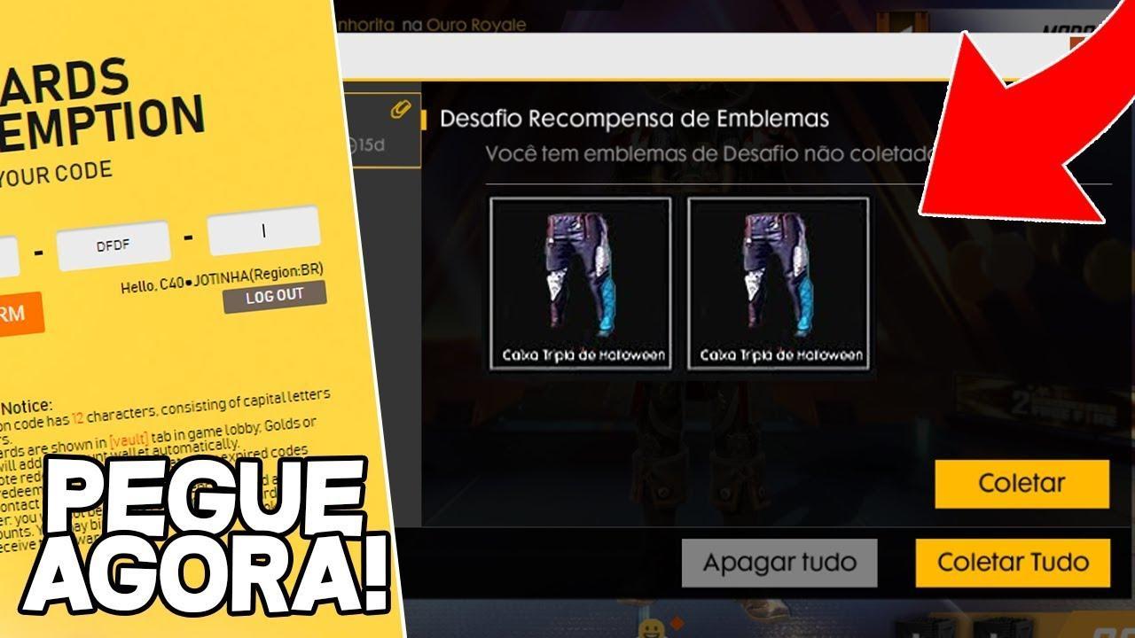 Confirmed! Free Angelic Pants for 3 days at Free Fire Brasil