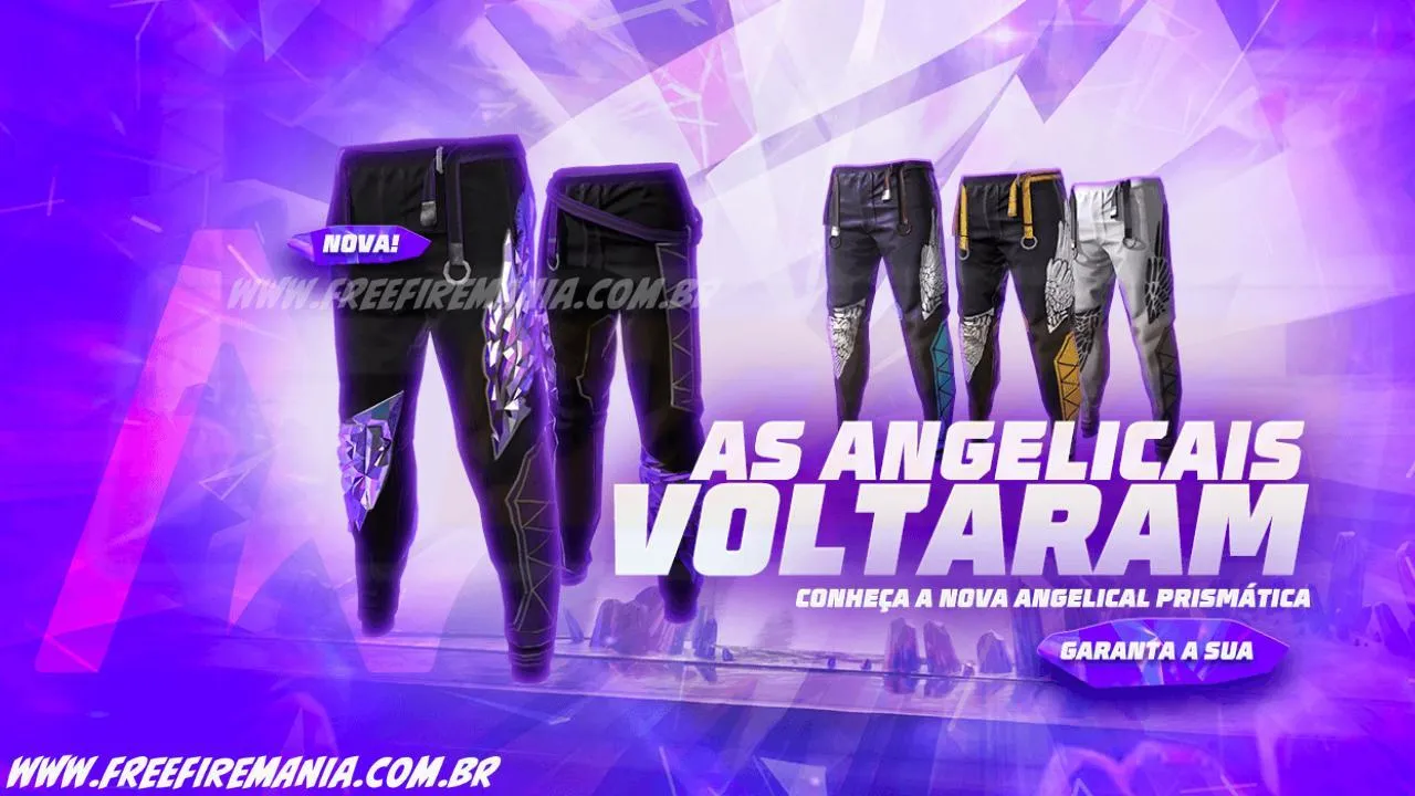 Evento Token Royale com Calça Angelical no Free Fire