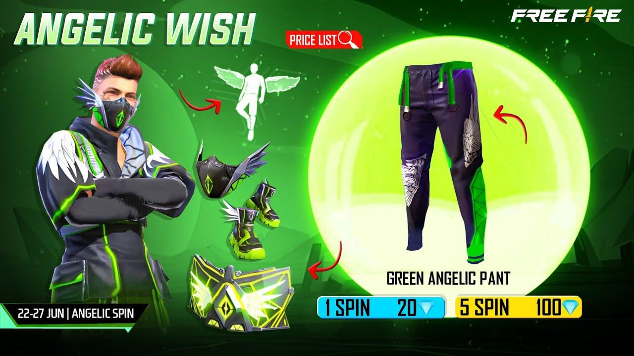 Calça Angelical Verde no Free Fire: Tudo o que você precisa saber