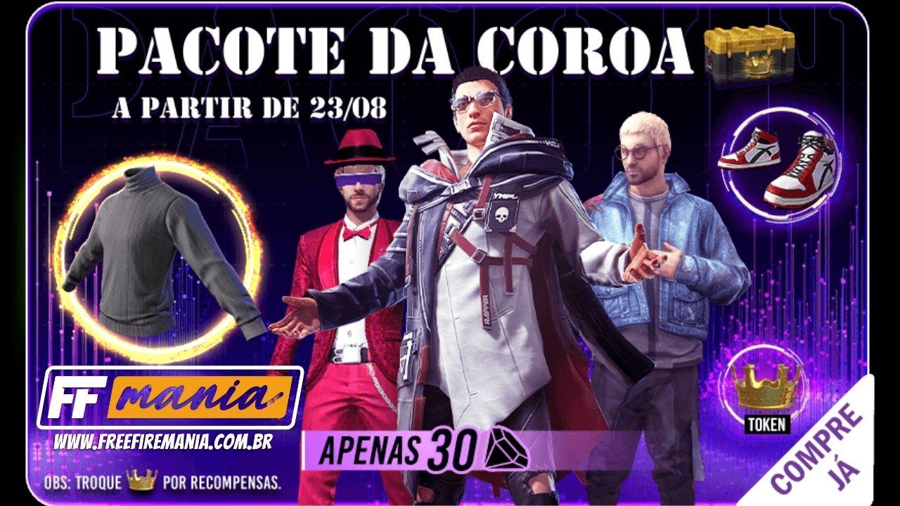 Free Fire: skin Gola Alta Preta retorna; veja como pegar, free fire