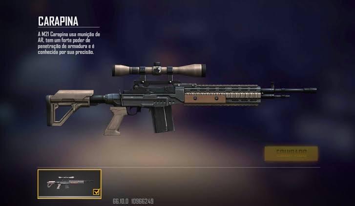 Carapina Free Fire: new game weapon enters the 19th season of the ranked