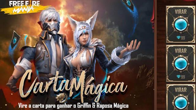 Carta Mágica: Ganhe as Skins Griffin e Raposa Mágica