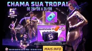 Free Fire: como chamar amigo de volta no 'Chama a Tropa' do Dia do Booyah