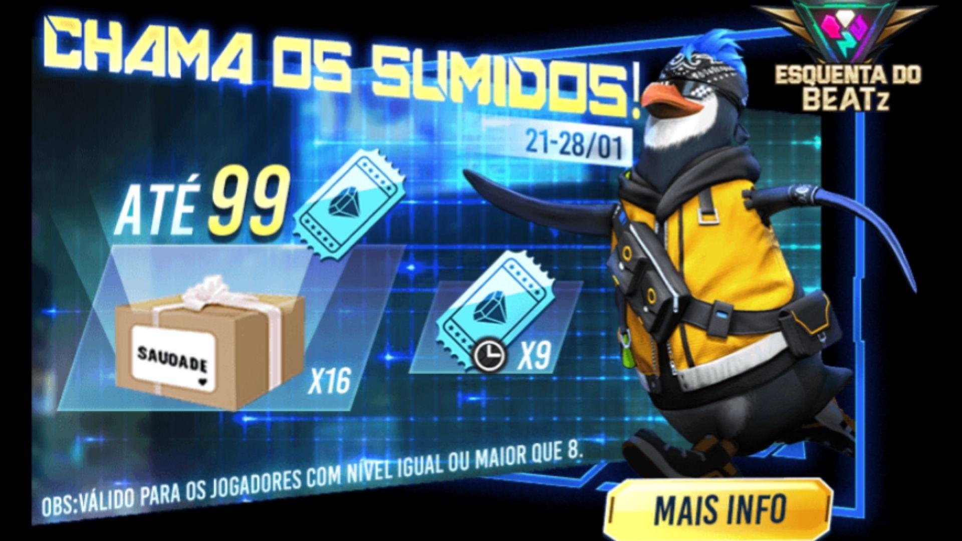 Chamar de Volta Free Fire : FERRAMENTA Free Fire News 