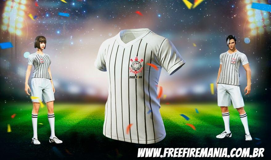 Chegou a Camisa do Corinthians no Free Fire, veja como pegar a sua!