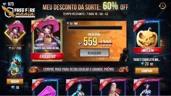 Chegou a Loja Misteriosa 6.0 no Free Fire