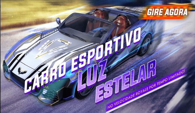 Chegou! Novo Velocidade Royale - Skin Carro Esportivo