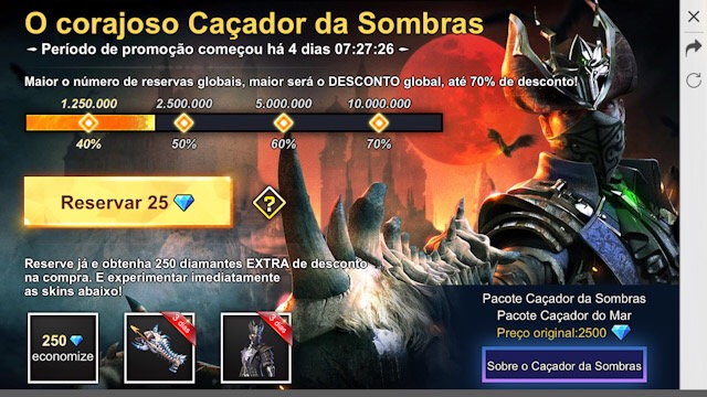 Caçador das Sombras: conheça o mais novo pacote de skin do Free Fire