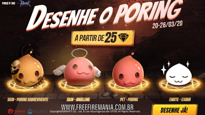 Poring:  Melhor Pet do Free Fire