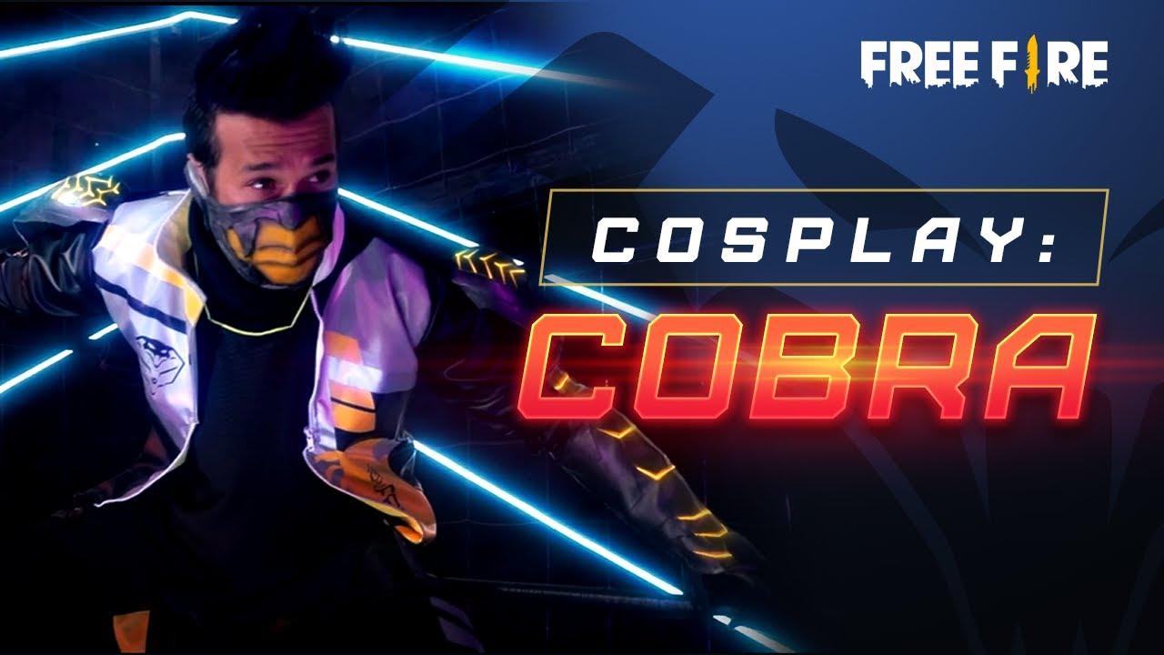 Cobra Free Fire: new wallpaper cosplay with the legendary Battle Royale pack