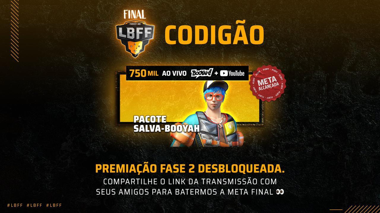 Codigão Free Fire (FF): pacote Salva-Booyah liberado, veja como resgatar no jogo