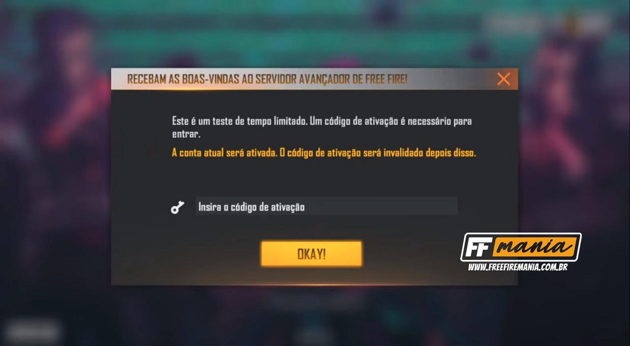 Servidor Avançado Free Fire: Download APK 66.34.0 Advance FF (link