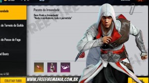 Recarga Free Fire: 12 março de 2022; recompensas Mochila Visão de