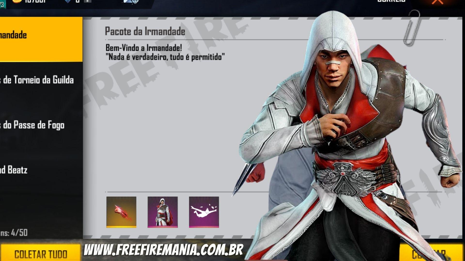 Codiguin: códigos Free Fire e Assassin's Creed; resgate no site Rewards