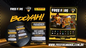 Garena e Panini lançam álbum de figurinhas do Free Fire