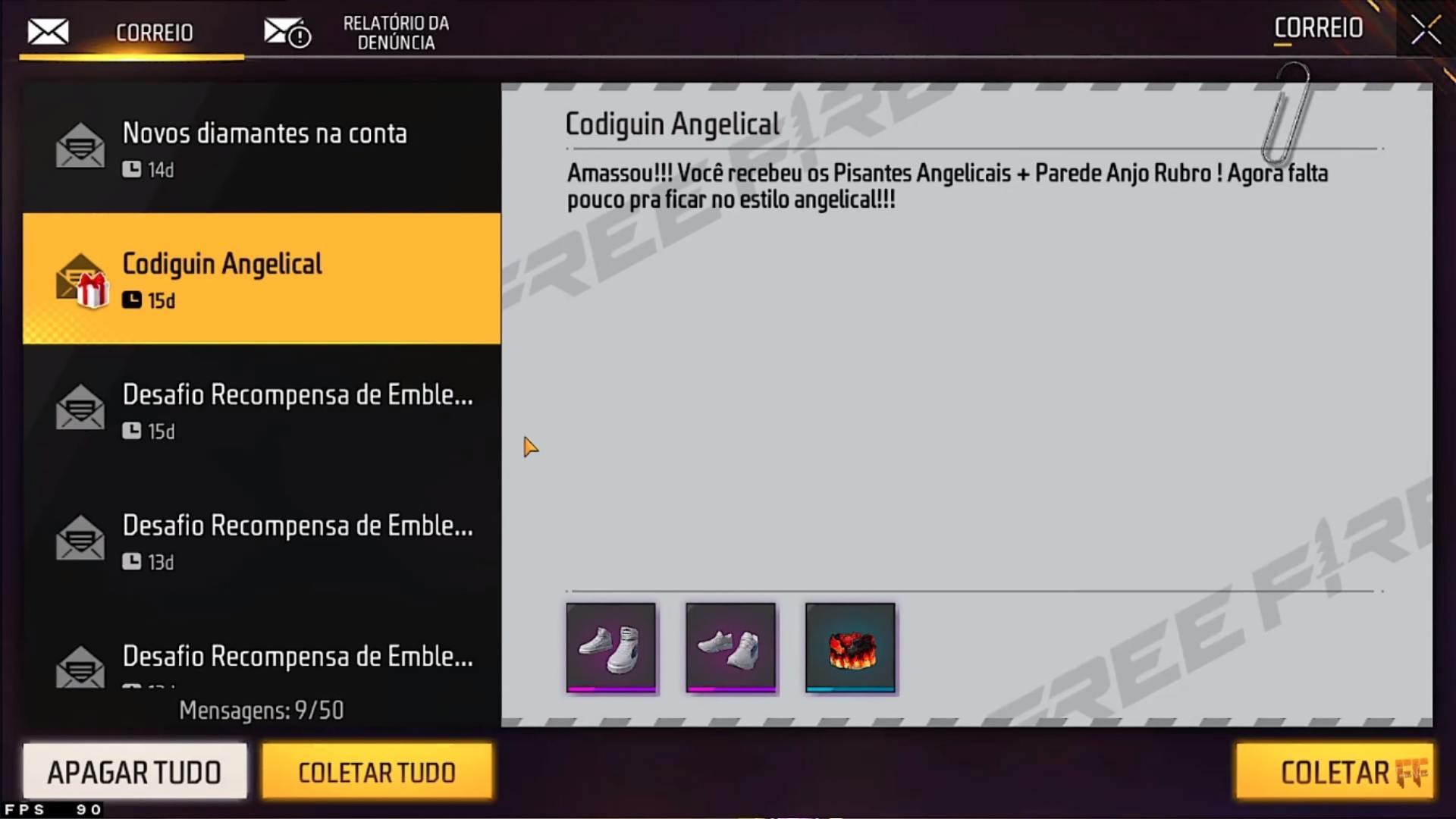 CODIGUIN FF: Código Free Fire Angelical para hoje (15); veja como resgatar no site Rewards