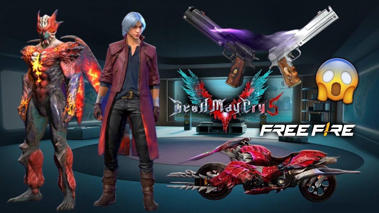 CODIGUIN FF: código Free Fire com skins Devil May Cry; veja como resgatar no Rewards