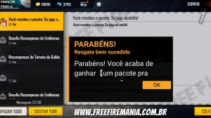 Codiguin FF Brasil x Uruguai - Veja como resgatar na Garena Reward - Free  Fire Dicas