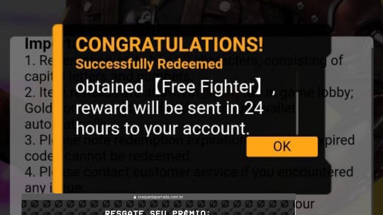 Free Fire Rewards: como resgatar códigos e usar no site da Garena