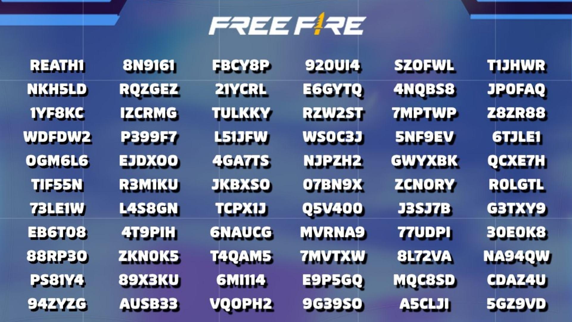 Como resgatar código no Free Fire