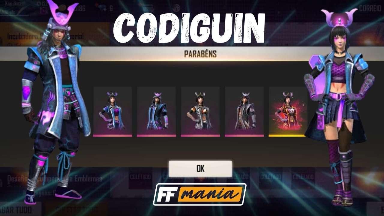 FUNCIONA! GERADOR DE CODIGUIN GRATIS NO FREE FIRE! (calça angelical, passe  de elite, incubadora) 