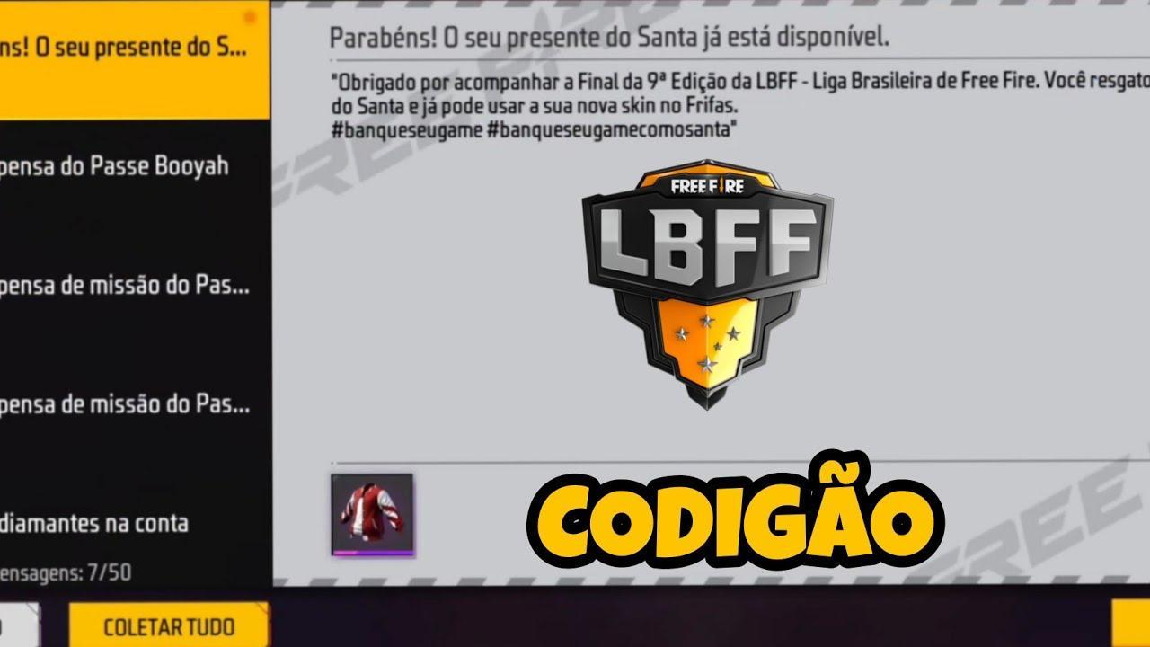 CODIGUIN FF: novo código Free Fire infinito da LBFF 2023