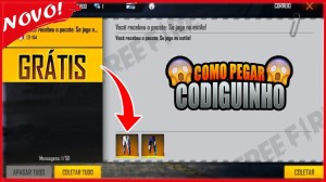 É OFICIAL! GARENA ENVIA NOVA CALÇA ANGELICAL AMARELA NO CORREIO! VAI TER  CODIGUIN? FREE FIRE dourada 