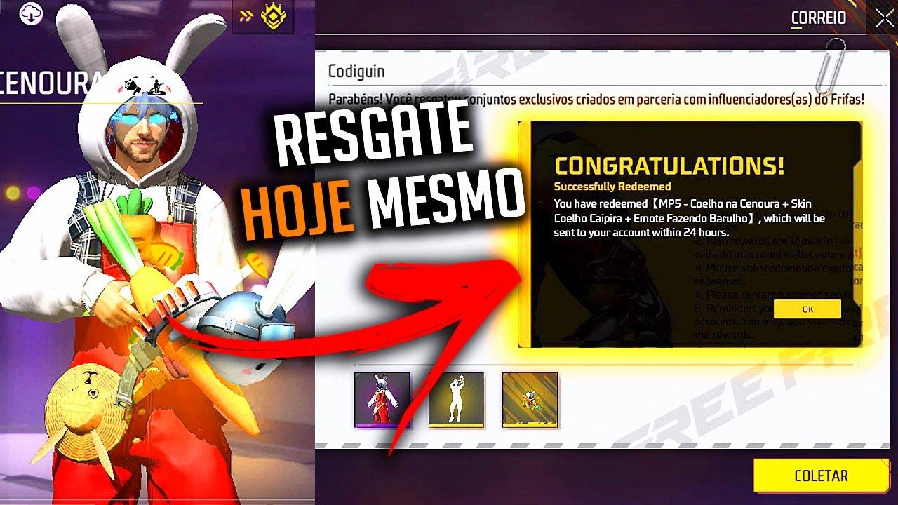 Como resgatar codiguin ff - Pleygames Tv