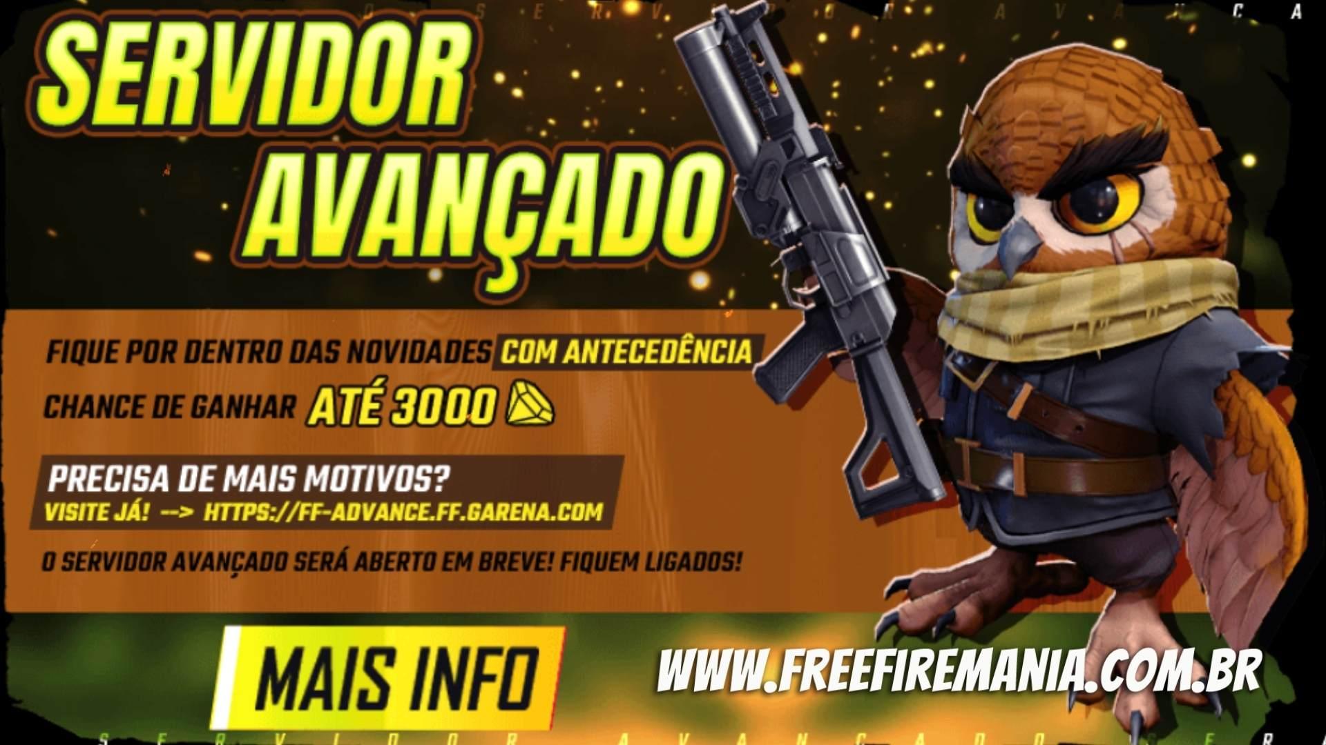 Servidor Avançado Free Fire abre inscrição e download do APK em