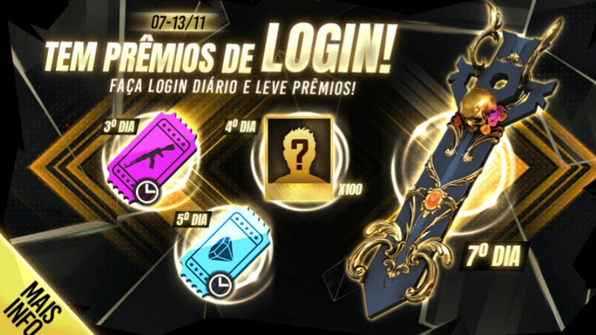 Como conseguir a Prancha Día de Los Muertos e outras recompensas através do evento de login