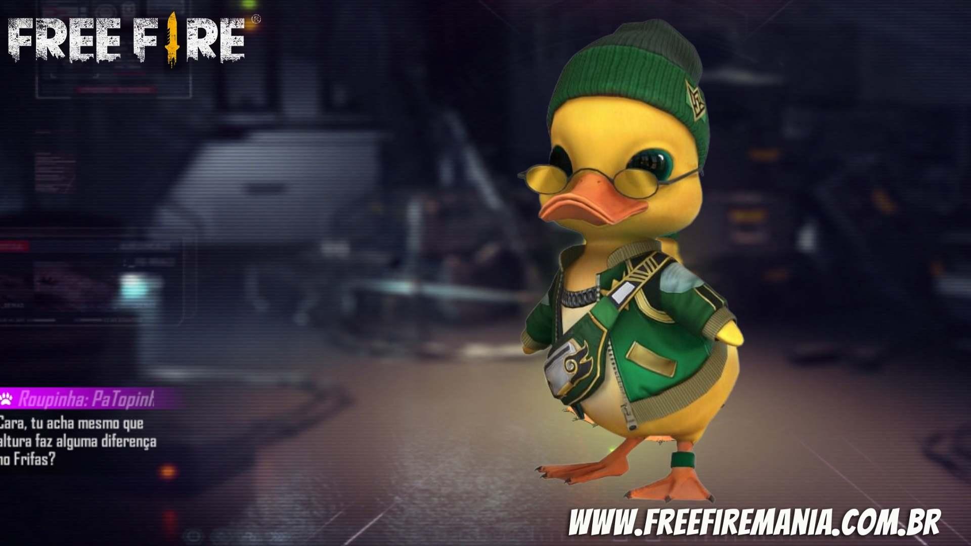 Como conseguir a skin PaTopinho de Sentosa grátis no Free Fire essa semana