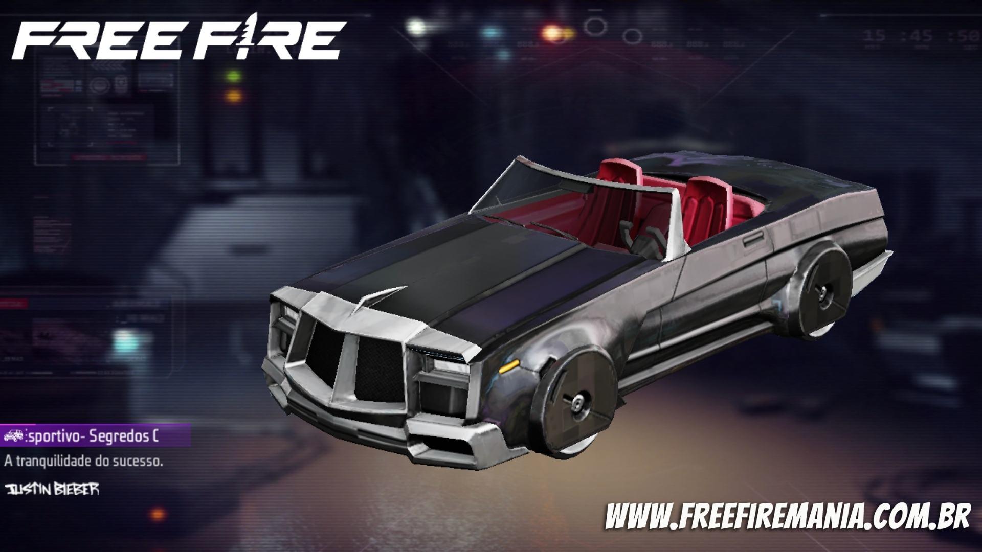 Free Fire: astros esbanjam carros esportivos e de luxo; veja