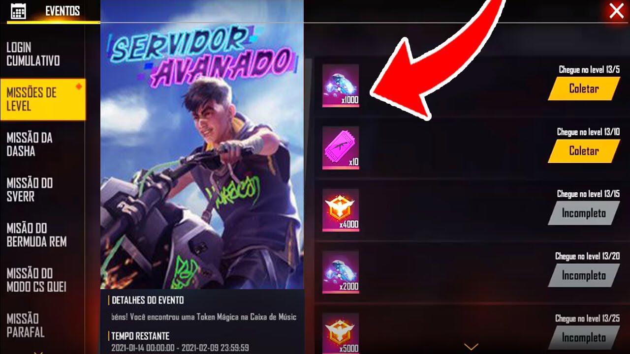 COMO BAIXAR E ENTRAR NO SERVIDOR AVANÇADO NOVEMBRO NO FREE FIRE CÓDIGO SERVIDOR  AVANÇADO FREE FIRE 