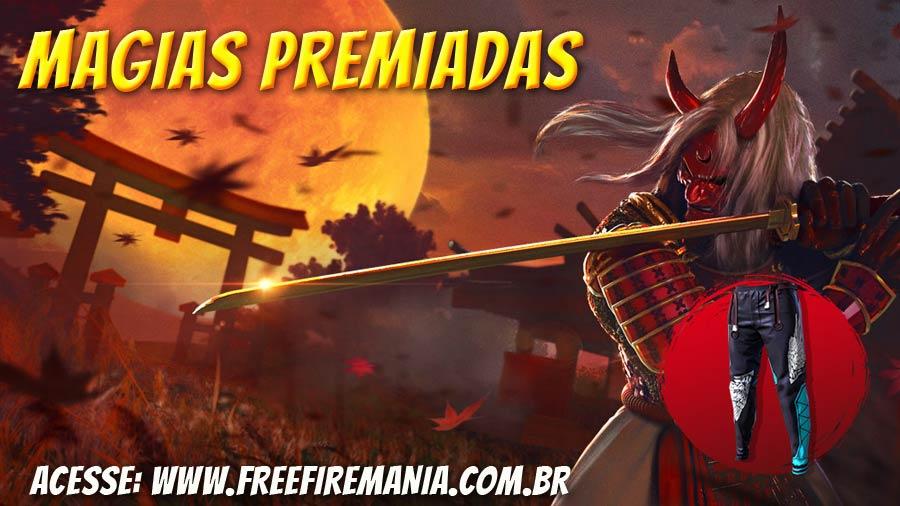 Como pegar a Calça Angelical no evento Magias Premiadas do Free Fire