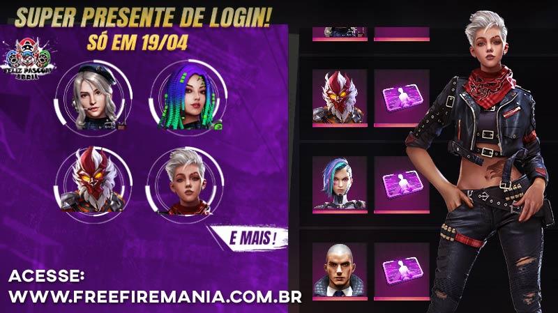 Confirmado! Escolha um personagem Grátis no Free Fire Brasil