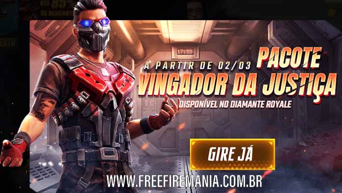 Novo Diamante Royale do Free Fire: Vingador do Caos - Free Fire Club