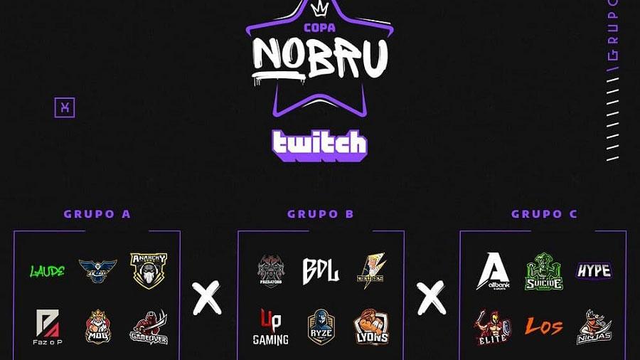 Copa Nobru de Free Fire: confira os grupos e as equipes participantes