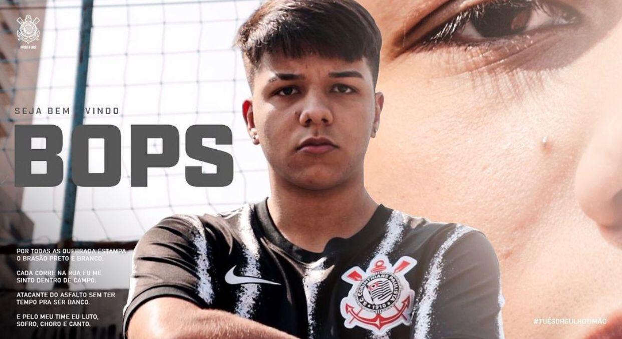 Corinthians Free Fire: Bops é o novo contratado da organização para fazer parte do elenco da LBFF 6