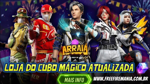 Cubo Mágico Free Fire: loja de troca gratuita é atualizada com 5 novas skins