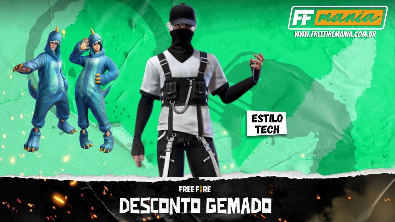 Desconto Gemado Free Fire: evento marca a estreia do pacote Estilo Tech