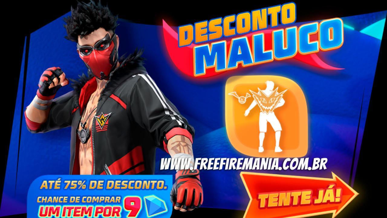 Desconto Maluco no Free Fire: Conheça o novo Conjunto Imponência de Campeão