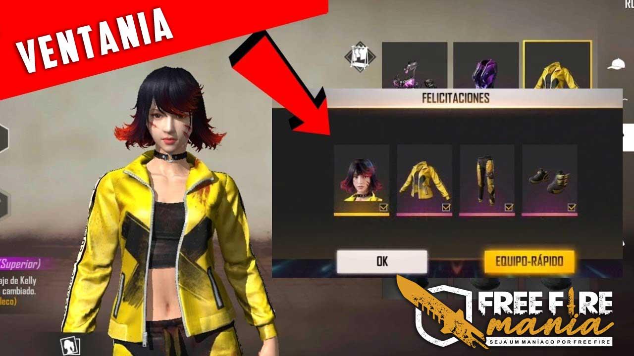 Kelly Ventania Free Fire: a primeira personagem a despertar do jogo