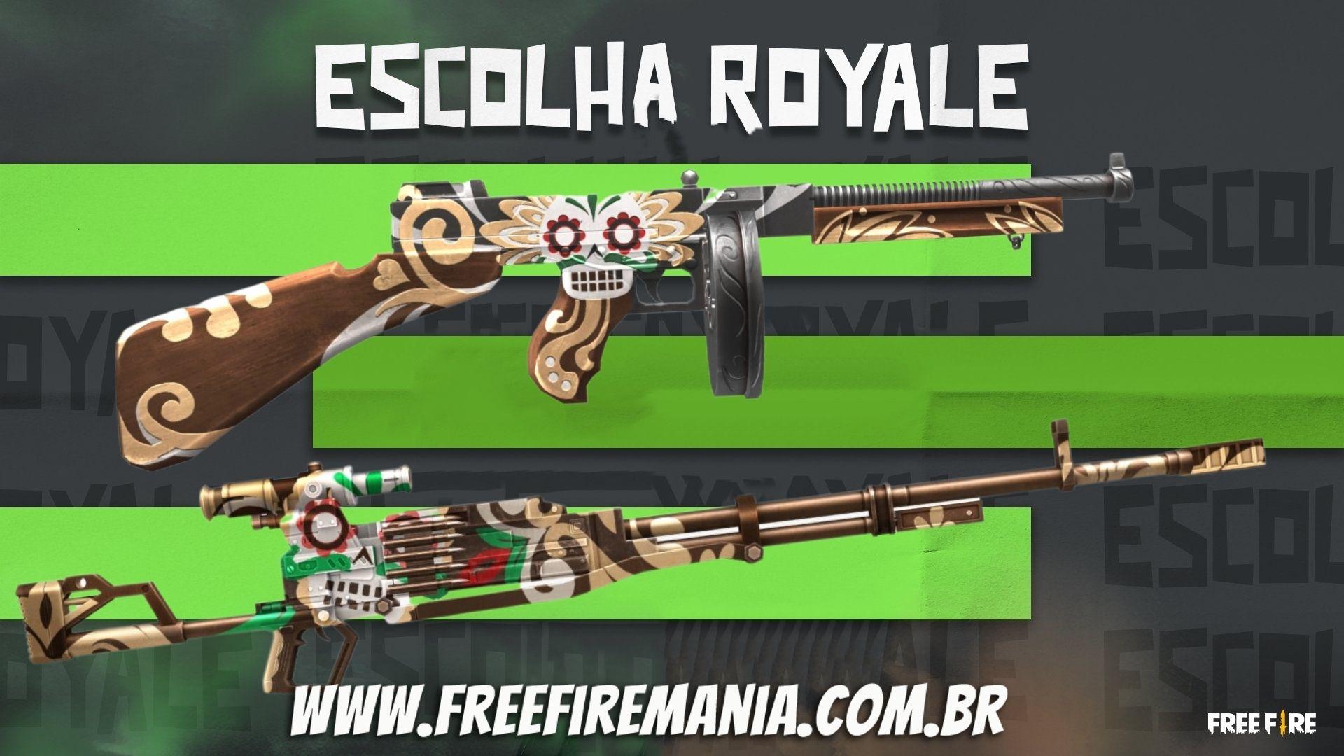 Dia de Los Muertos Free Fire: skins da KORD e Thompson são a atração