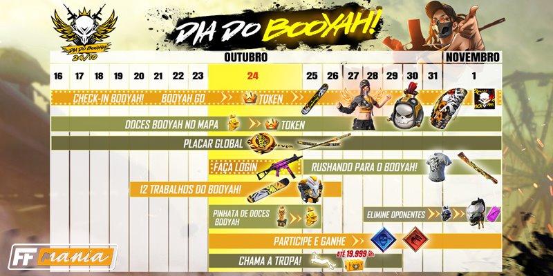 Dia do BOOYAH: confira o funcionamento e calendário do super evento do Free Fire