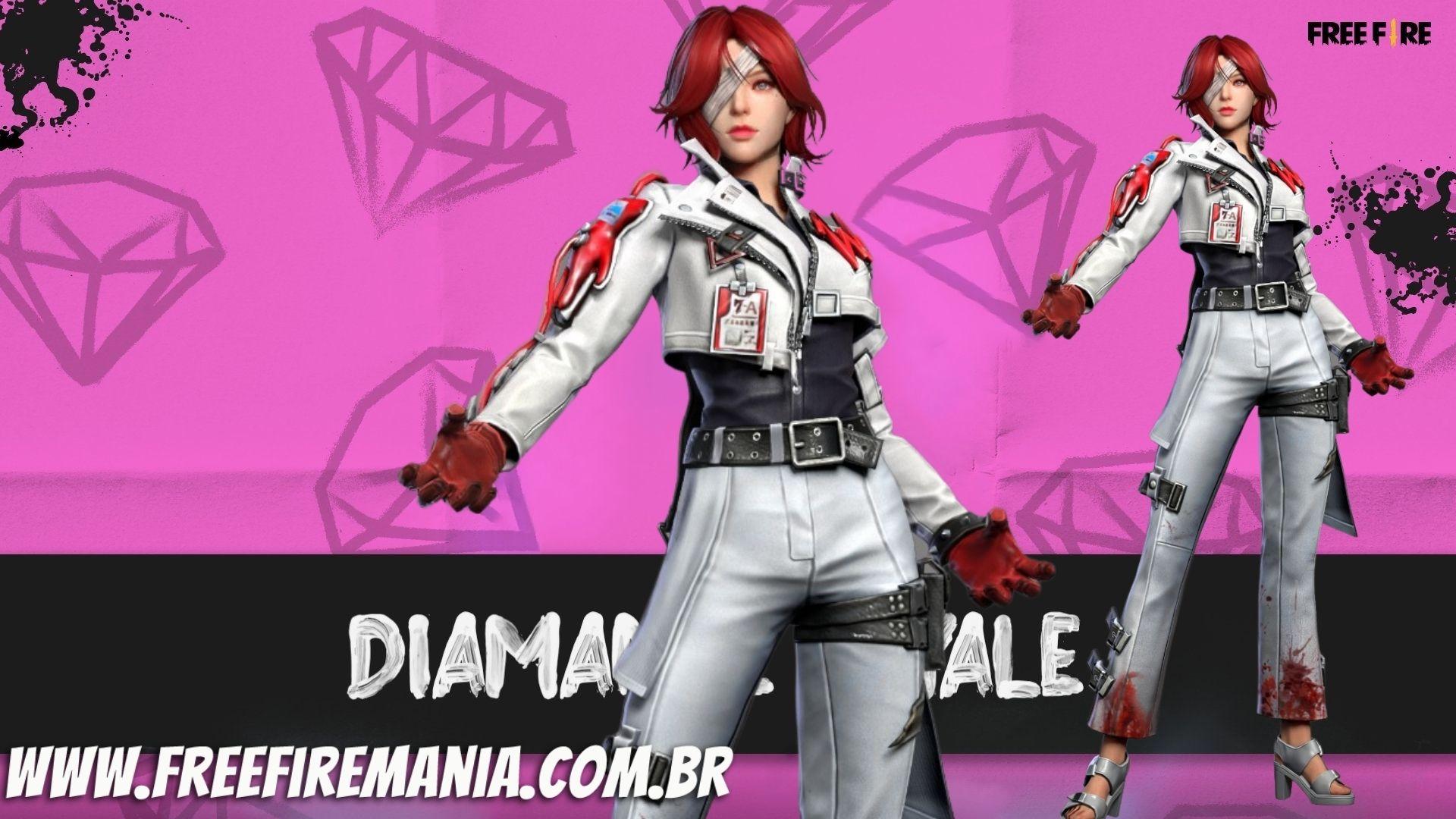 Diamante Royale Free Fire: Dra Sanguinária será a nova skin da roleta