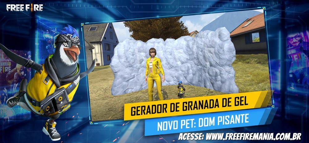 Dom Pisante: novo pet do Free Fire chega no sábado em evento de recarga