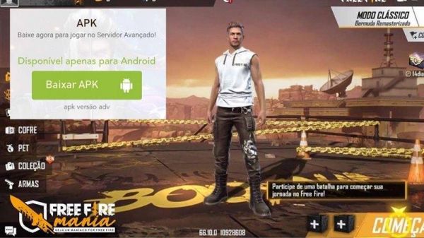 Servidor Avançado: Inscrições e Download do APK - FREEFIRENEWS