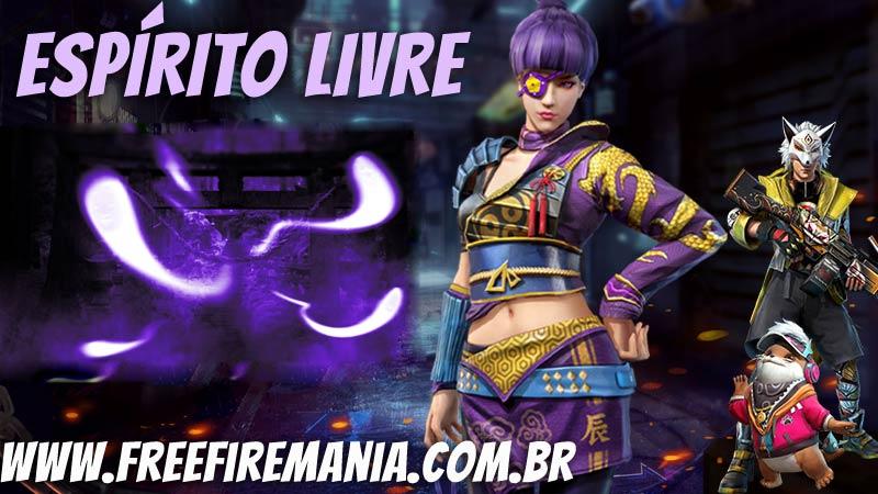 Tomorrow! New event brings the unprecedented Espírito Livre package to Free Fire